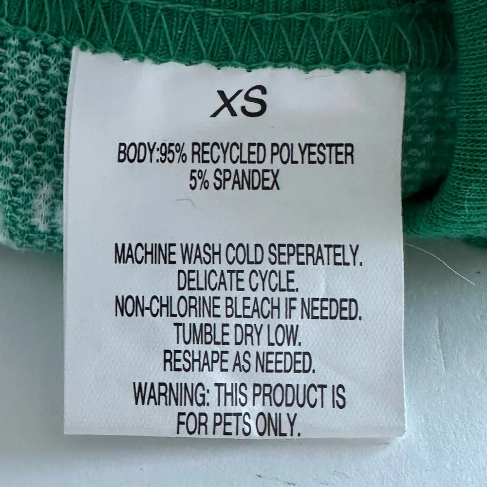 NWOT Winter Pet Pajamas Size XS